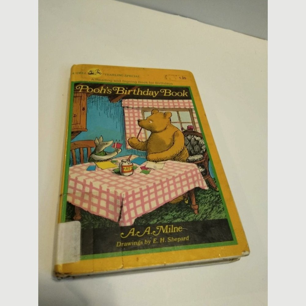 4/$20 Pooh's Birthday Book VTG 1963 SEE PHOTOS